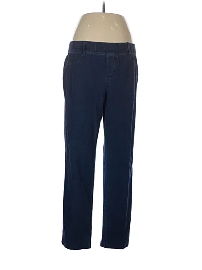 Pre-owned Lands' End Casual Pants In Blue
