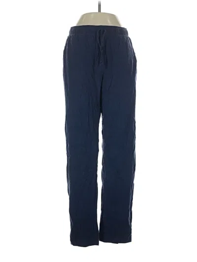 Pre-owned Lands' End Casual Pants In Blue