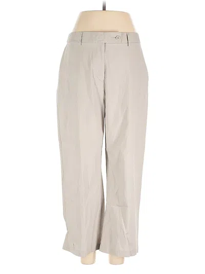 Pre-owned Lands' End Casual Pants In Brown