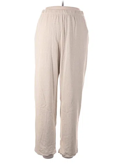 Pre-owned Lands' End Casual Pants In Brown