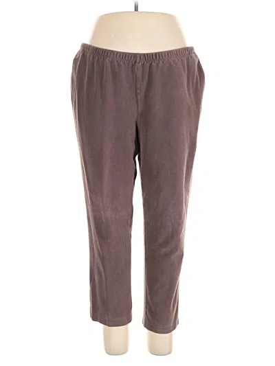 Pre-owned Lands' End Casual Pants In Brown