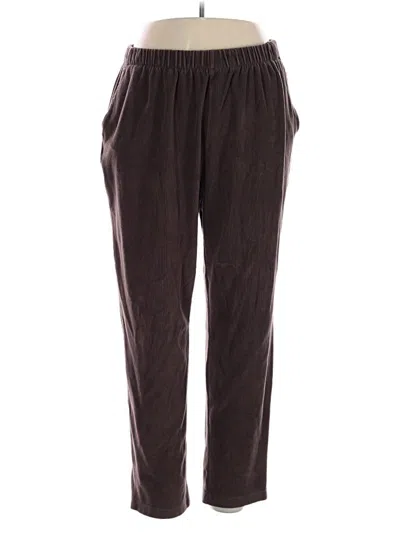 Pre-owned Lands' End Casual Pants In Brown