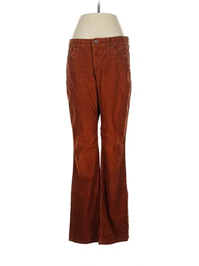 Pre-owned Lands' End Casual Pants In Brown