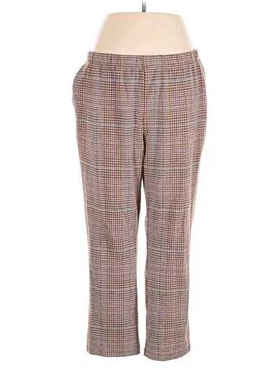 Pre-owned Lands' End Casual Pants In Brown