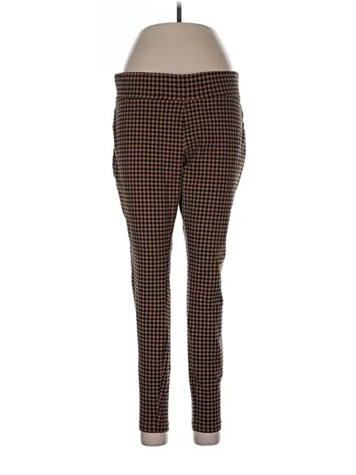 Pre-owned Lands' End Casual Pants In Brown