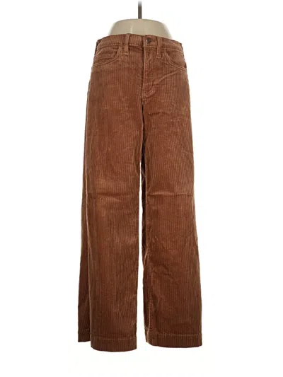 Pre-owned Lands' End Casual Pants In Brown