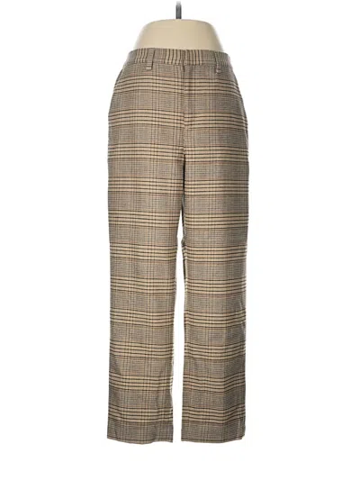 Pre-owned Lands' End Casual Pants In Brown