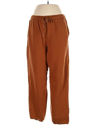 Pre-owned Lands' End Casual Pants In Brown
