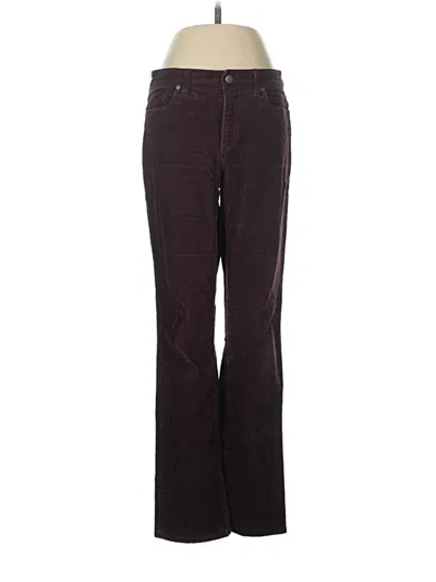 Pre-owned Lands' End Casual Pants In Burgundy