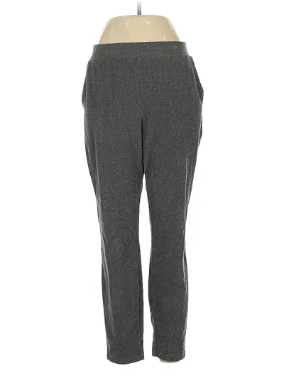 Pre-owned Lands' End Casual Pants In Gray