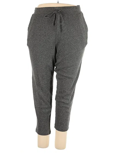 Pre-owned Lands' End Casual Pants In Gray