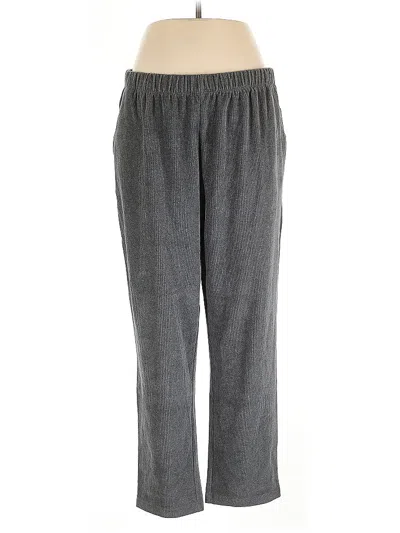 Pre-owned Lands' End Casual Pants In Gray