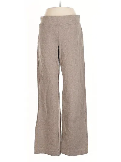 Pre-owned Lands' End Casual Pants In Gray