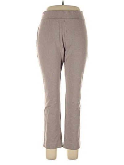 Pre-owned Lands' End Casual Pants In Gray