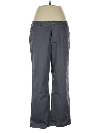 Pre-owned Lands' End Casual Pants In Gray