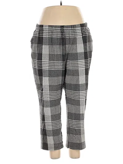 Pre-owned Lands' End Casual Pants In Gray