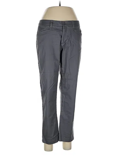 Pre-owned Lands' End Casual Pants In Gray