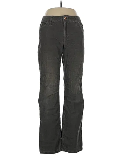 Pre-owned Lands' End Casual Pants In Gray
