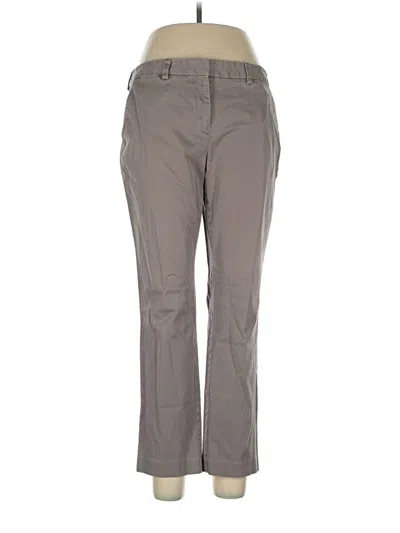 Pre-owned Lands' End Casual Pants In Gray