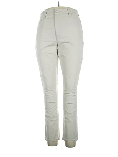 Pre-owned Lands' End Casual Pants In Gray