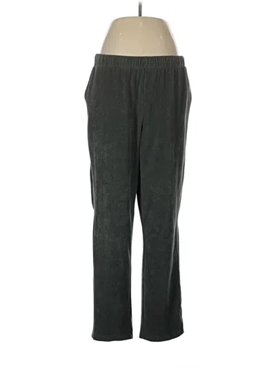 Pre-owned Lands' End Casual Pants In Gray