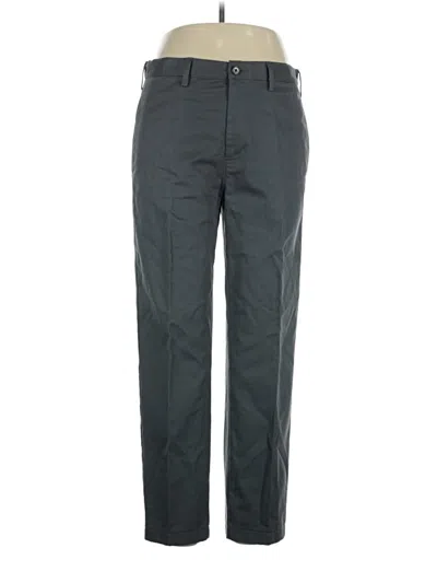 Pre-owned Lands' End Casual Pants In Gray