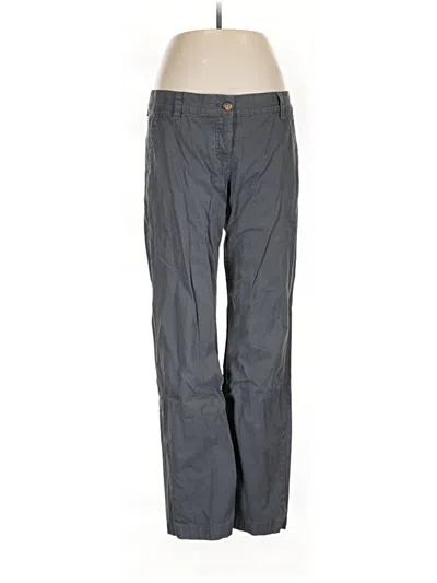 Pre-owned Lands' End Casual Pants In Gray