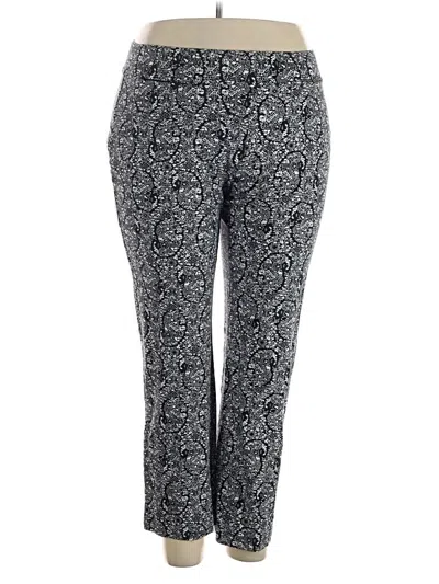 Pre-owned Lands' End Casual Pants In Gray