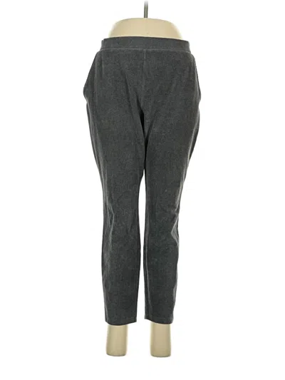 Pre-owned Lands' End Casual Pants In Gray