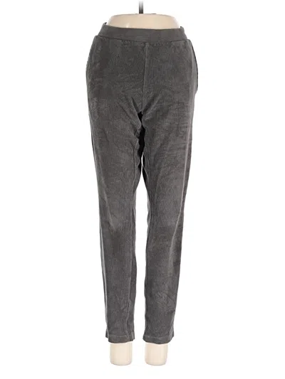 Pre-owned Lands' End Casual Pants In Gray