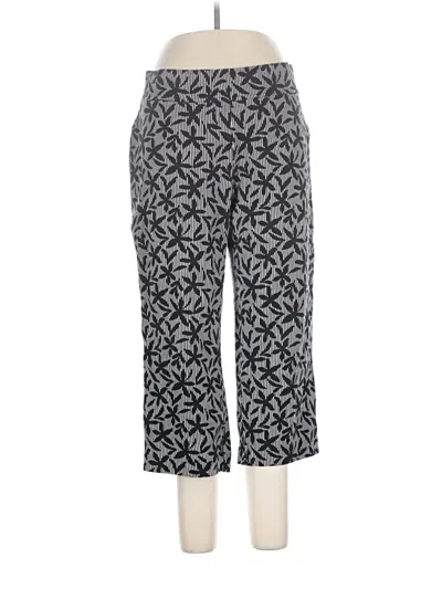 Pre-owned Lands' End Casual Pants In Gray