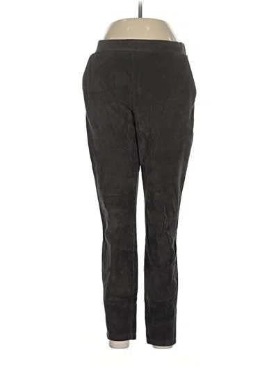 Pre-owned Lands' End Casual Pants In Gray