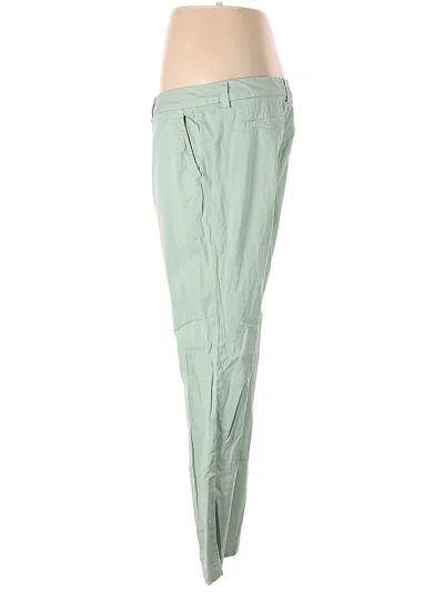 Pre-owned Lands' End Casual Pants In Green