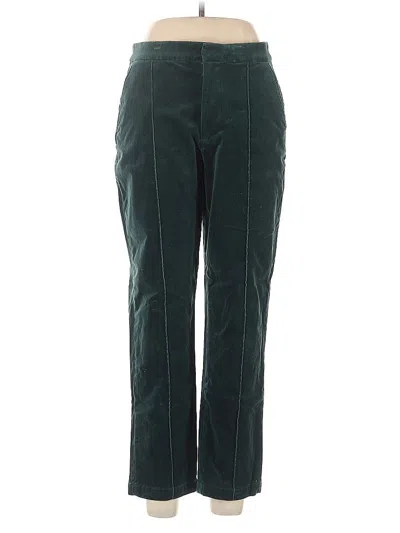 Pre-owned Lands' End Casual Pants In Green