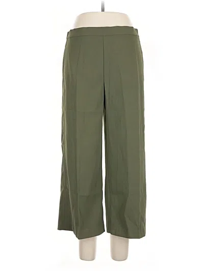 Pre-owned Lands' End Casual Pants In Green