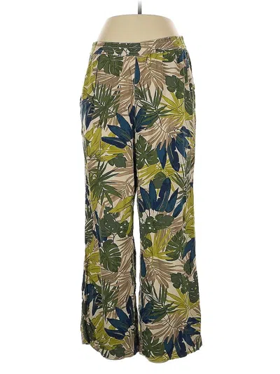 Pre-owned Lands' End Casual Pants In Green