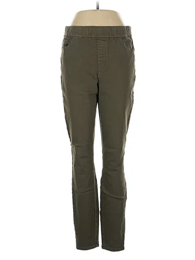 Pre-owned Lands' End Casual Pants In Green