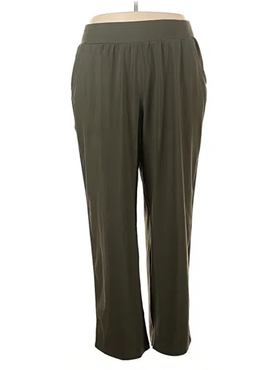 Pre-owned Lands' End Casual Pants In Green