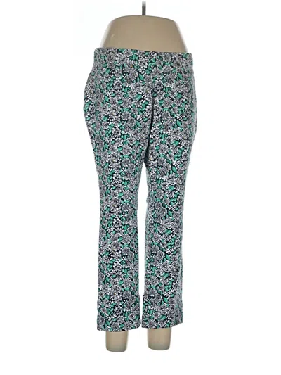 Pre-owned Lands' End Casual Pants In Green