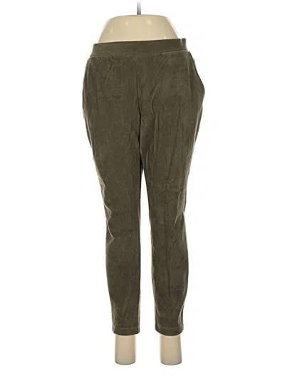 Pre-owned Lands' End Casual Pants In Green