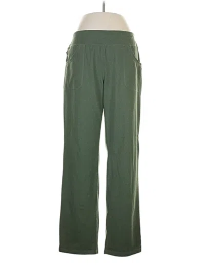 Pre-owned Lands' End Casual Pants In Green