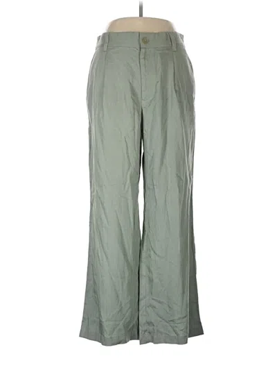 Pre-owned Lands' End Casual Pants In Green