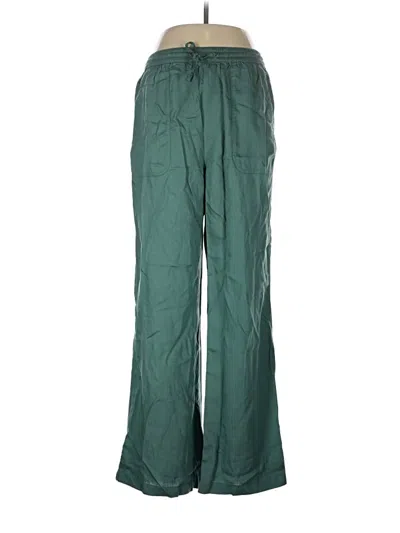 Pre-owned Lands' End Casual Pants In Green
