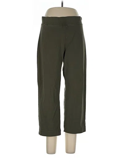 Pre-owned Lands' End Casual Pants In Green