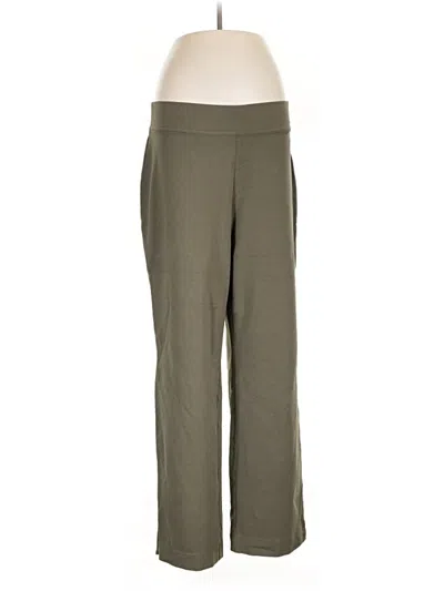 Pre-owned Lands' End Casual Pants In Green