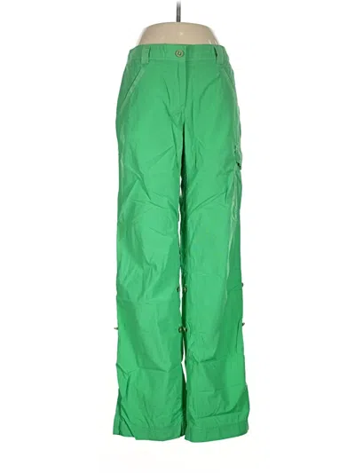 Pre-owned Lands' End Casual Pants In Green