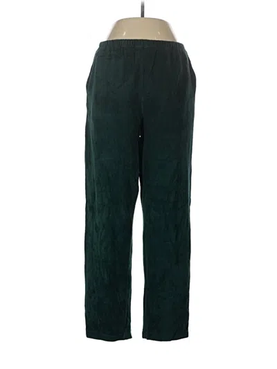 Pre-owned Lands' End Casual Pants In Green
