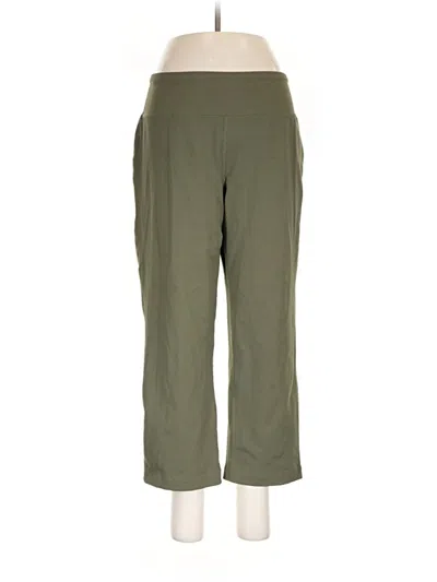 Pre-owned Lands' End Casual Pants In Green