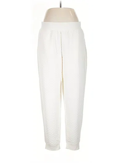 Pre-owned Lands' End Casual Pants In Ivory