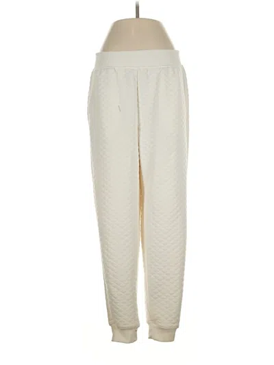 Pre-owned Lands' End Casual Pants In Ivory